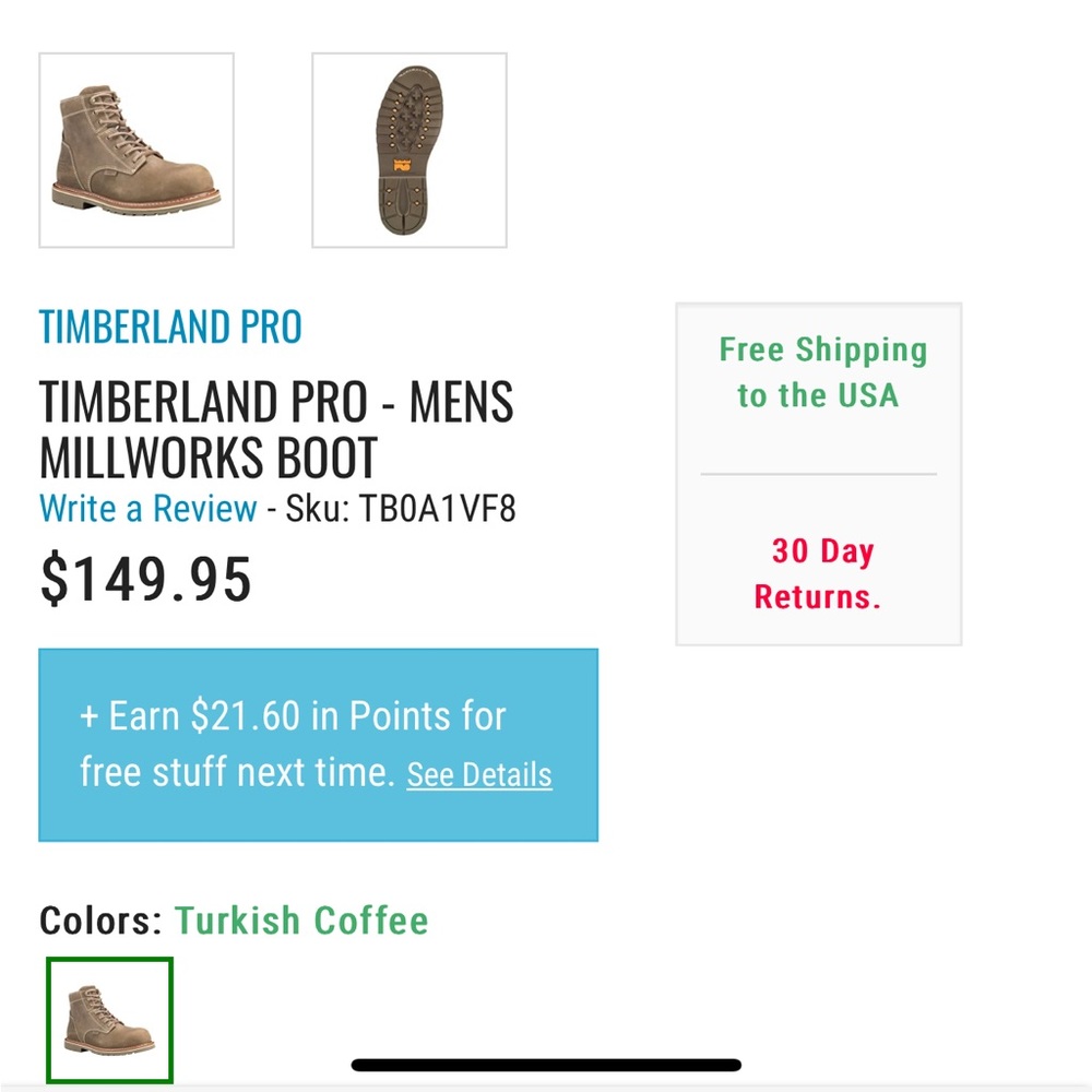 Timberland PRO boots Millworks boot - TB0A1VF8 -214 - Picture 8 of 8